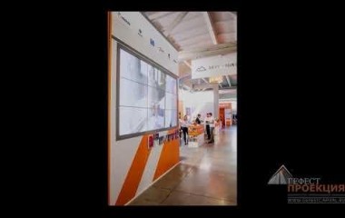 Бесшовная видеостена Orion из 9 панелей для компании «Sever Minerals»