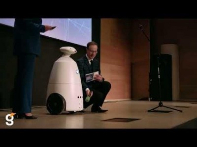 Аренда рекламного робота для конкурса «Первый шаг».