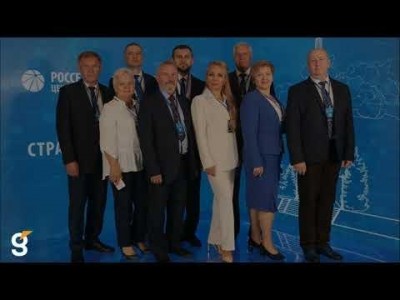 Светодиодная фотозона и интерактивная панель для компании Россети.
